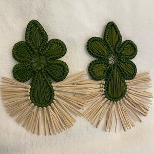 New Iraca Palm Victoria Dunn earrings